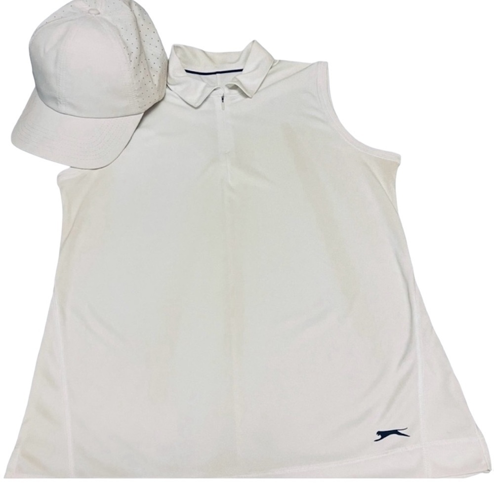 Women’s Slazenger Golf Shirt & Hat. Size Small.